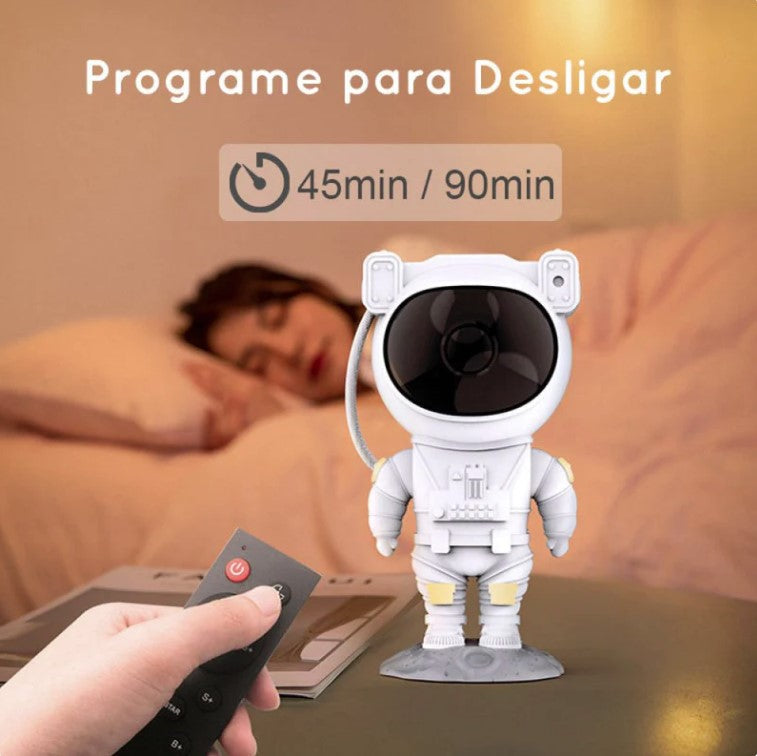 Proyector de galaxias de astronautas