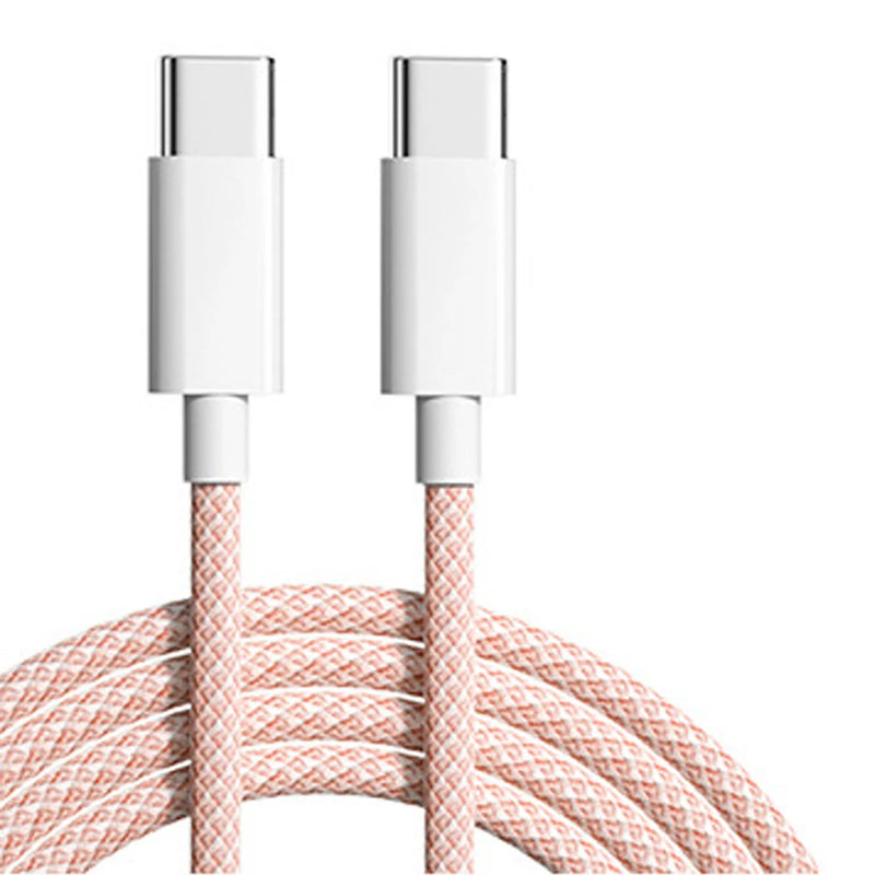 Cable USB C a tipo C de 60 W y 6 A para Samsung y Xiaomi, carga rápida, cargador de datos tipo C. 
