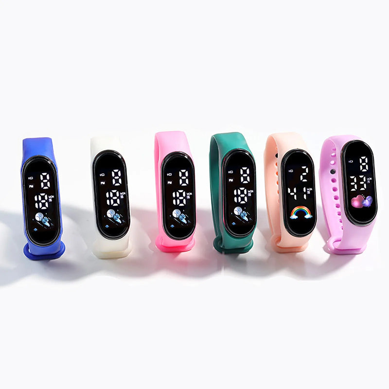 Reloj inteligente impermeable Kawaii para niños. 