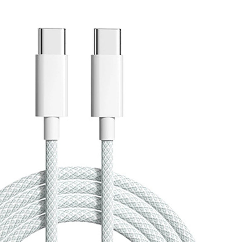 Cable USB C a tipo C de 60 W y 6 A para Samsung y Xiaomi, carga rápida, cargador de datos tipo C. 