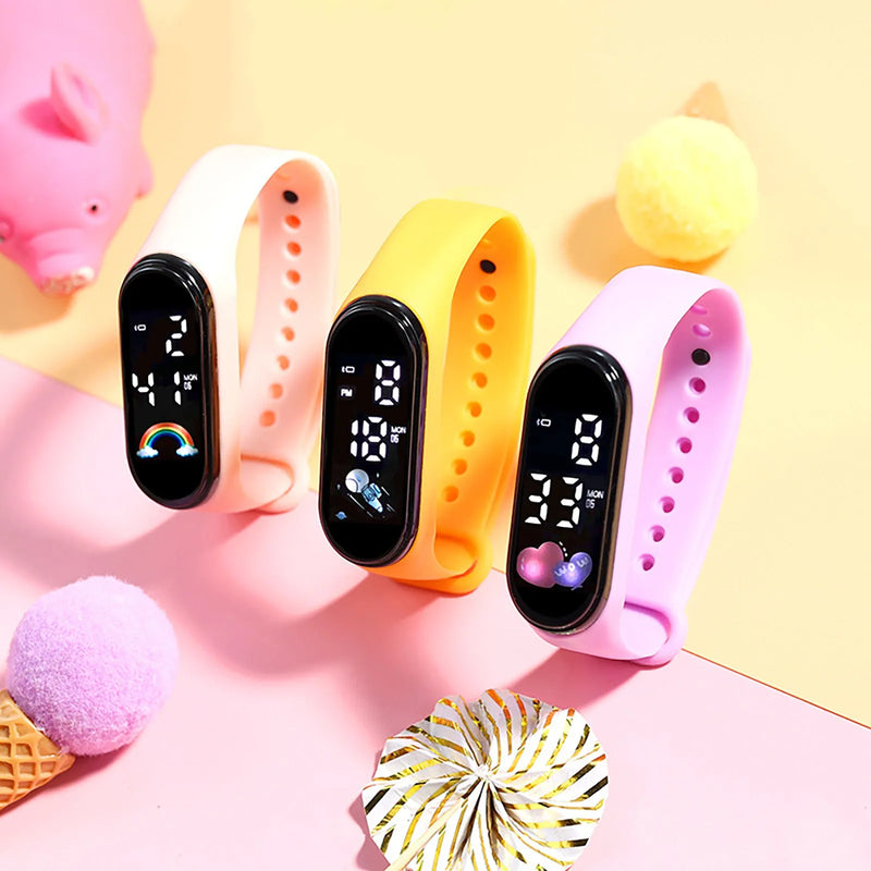 Reloj inteligente impermeable Kawaii para niños. 
