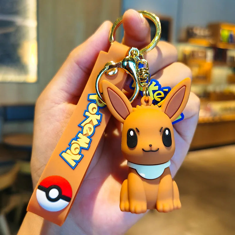 Pokemon figura de ação pikachu chaveiro
