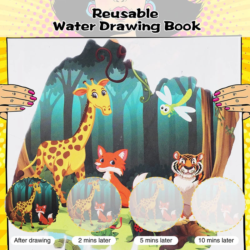 Libro infantil, juegos educativos, pinturas.