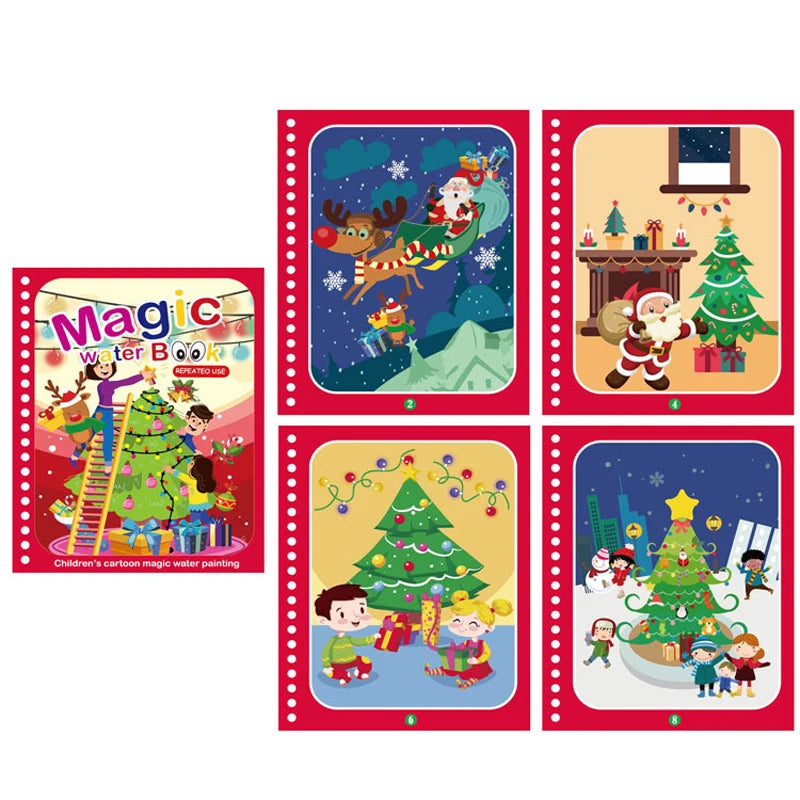 Libro infantil, juegos educativos, pinturas.