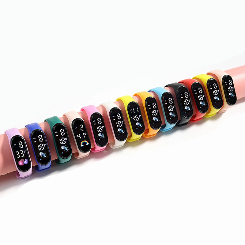 Reloj inteligente impermeable Kawaii para niños. 