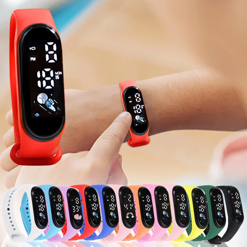 Reloj inteligente impermeable Kawaii para niños. 